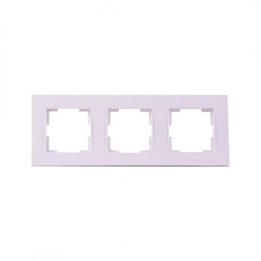 Cadre triple horizontal Mutlusan Rita, blanc (réf. 2220 800 1301)