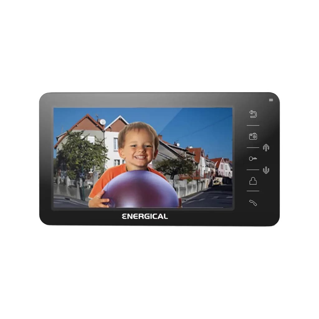 Moniteur visiophone ENERGICAL VFE 03 – écran 7 pouces, 4 fils, noir — 2